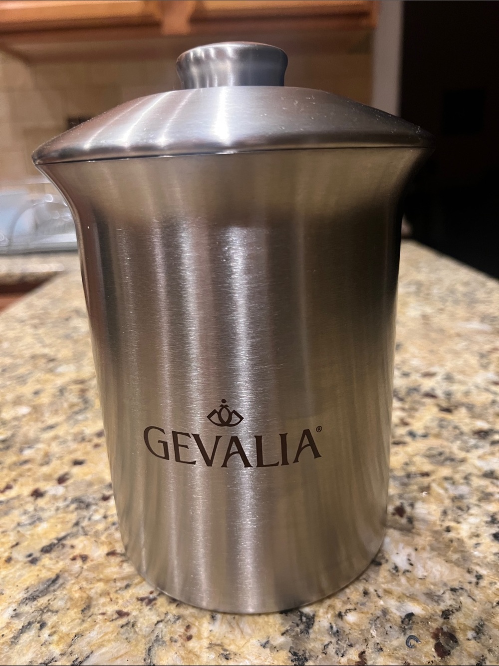 Gevalia Stainless Steel Coffee Canister - Silver